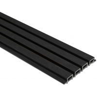 Стеновая  реечная панель CM Wall BLACK WOOD (Черное дерево)