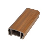 Перила верхнее фигурное 100х50 Extrusion Тик