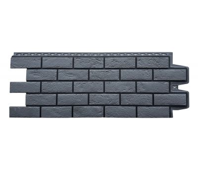Фасадные панели Премиум состаренный кирпич Графит (шов RAL 9005) от производителя Grand Line по цене 663 р Фасадные панели Премиум состаренный кирпич Графит (шов RAL 9005) от производителя Grand Line по цене 663 р