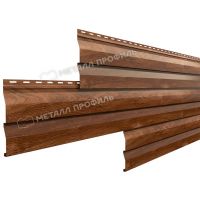 Металлический сайдинг МП СК-14х226 (ECOSTEEL_MA-01-МореныйДуб-0.5)